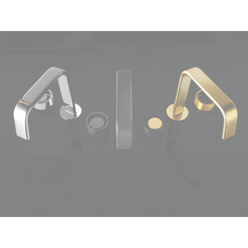 Eclissi™ Widespread Lavatory Faucet with U-Spout, Matte Black