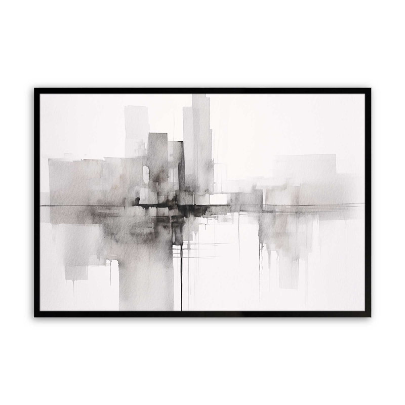 Éphémères urbaines, Cadre photo simple noir satiné, H 19 po x l 25 po