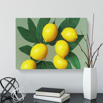 Citrus Fruit Lemons Vol.2 - Wrapped Canvas