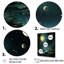 Emerald Earth At Dark Outer Space sur toile-97052933-97052932