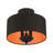 Bradhurst Fabric Semi Flush Mount