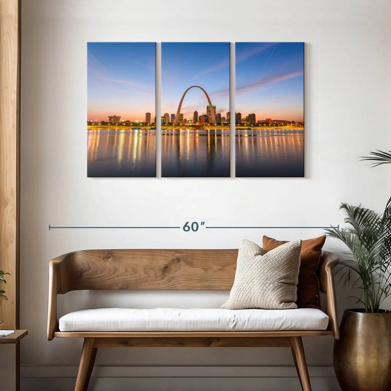 «Sydney St Louis», lumières de l'horizon, H 28 po x l 45 po
