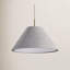 Luminaire suspendu simple en mélange de polyester à 1 lumière Finley-67067738
