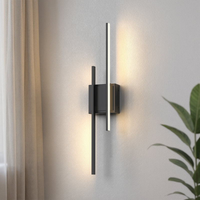 Acton 25'' Rechareable LED Wall Light Sconce, Linear Bath Bar