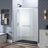 Double Sliding Tub Door 56-60 Inch Width x 72 Inch Height | 1/4"(6mm) Clear Tempered Glass, Safe Explosion-Resistant-122721544