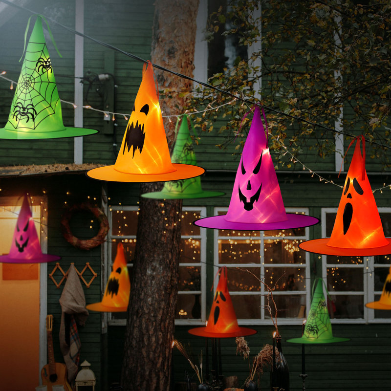 8 lumières décoratives d'Halloween