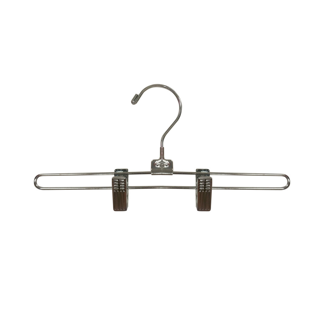 Metal Hangers With Clips for Skirt/Pants (Set of 25) Rebrilliant