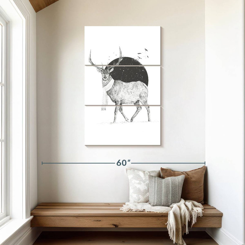 Brampt Winter Is All Around, 45" H x 28" W
