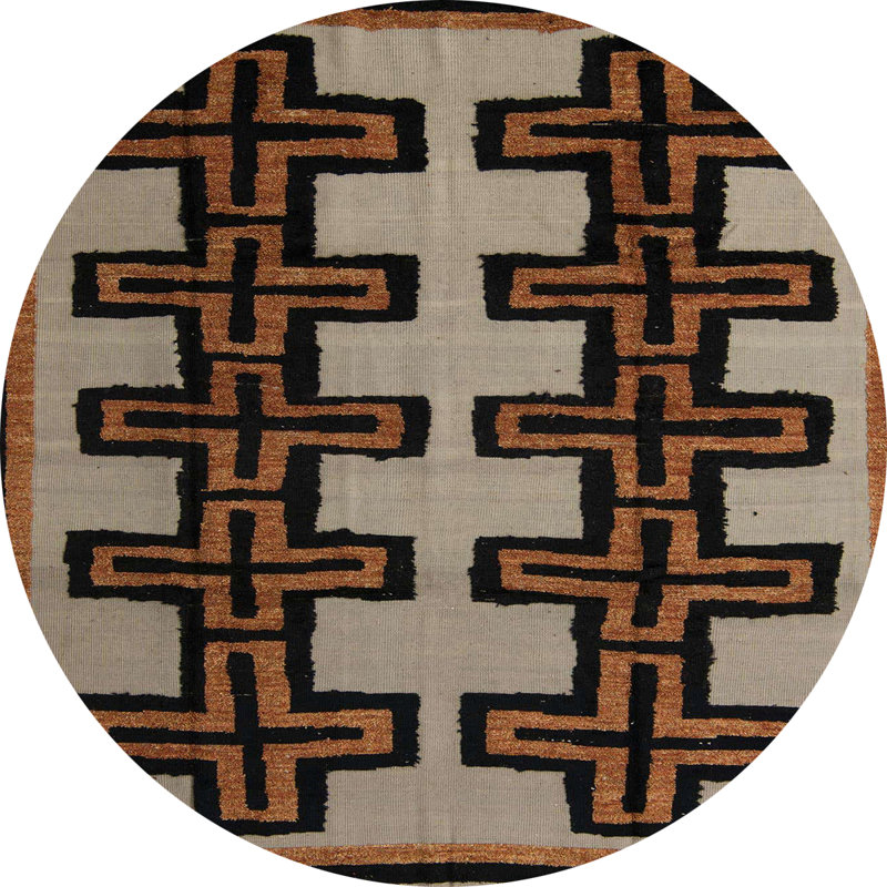 Tapis multicolore Wallsburg, Rond 4 pi