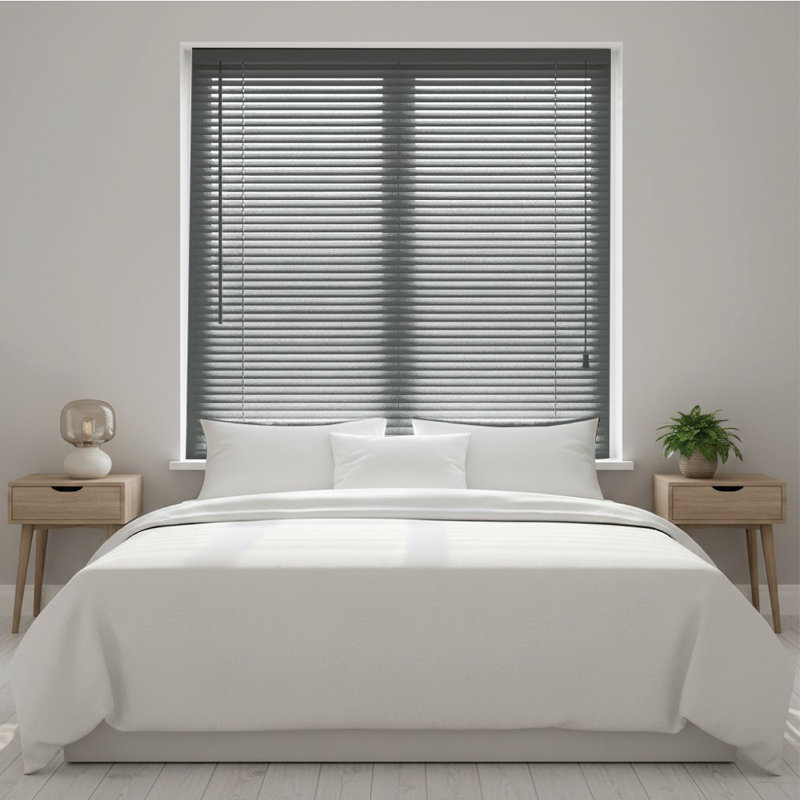 Room Darkening Venetian Blind, 150 cm L x 105 cm W, Grey