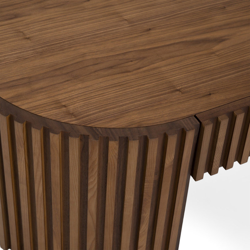 Clova - Modern Walnut Coffee Table, Walnut