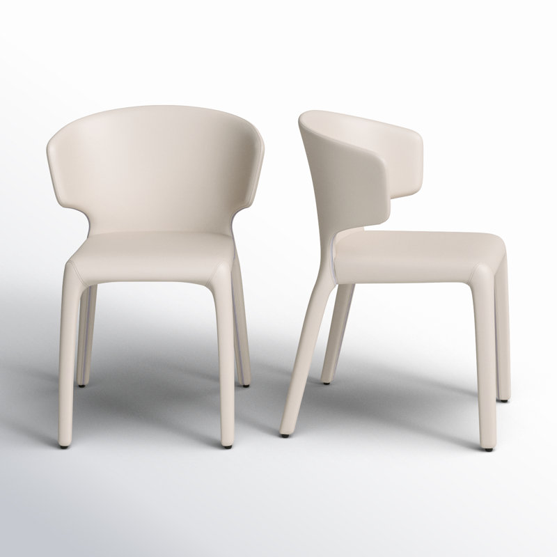 Cesar Upholstered Side Chair, Cream