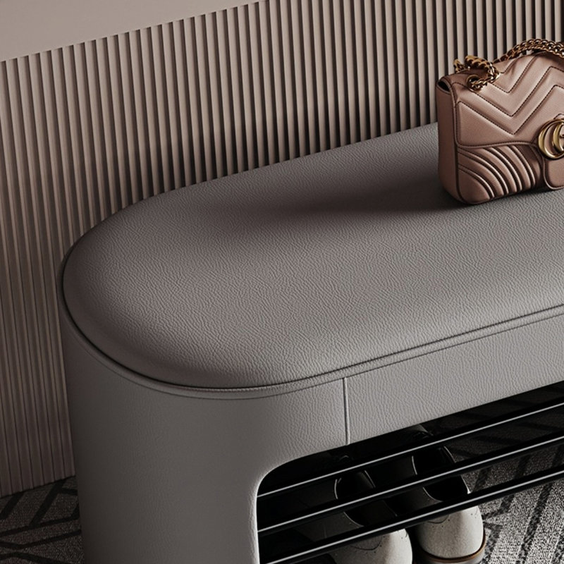 Banc de rangement Maikali, Gris