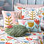 Floral Pink Square Throw Cushion