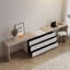  Bureau extensible de 144 po avec 6 tiroirs de rangement