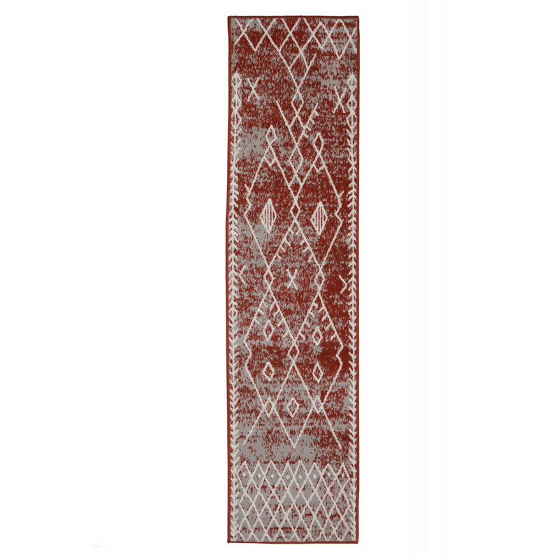Huyett Geometric Indoor Rug, Runner 2' x 8'