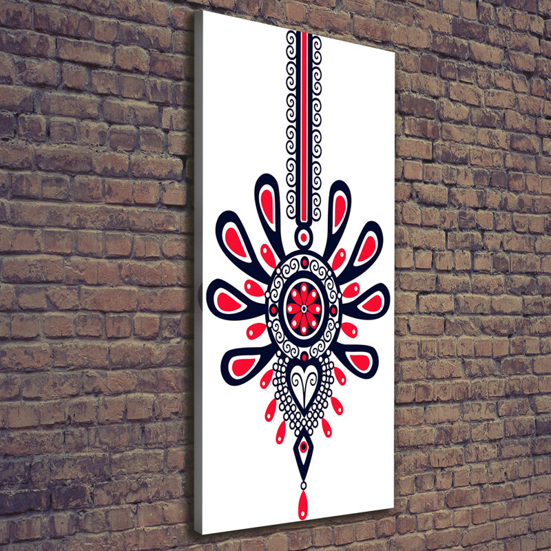 Polish folk pattern 1 Piece Wrapped Canvas Wall Art
