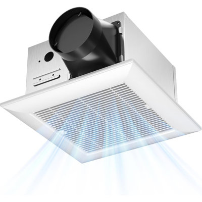 Bathroom Exhaust Fan, 1.0 Sones, 110 CFM, Low Noise, Household Bath Ventilation Fans