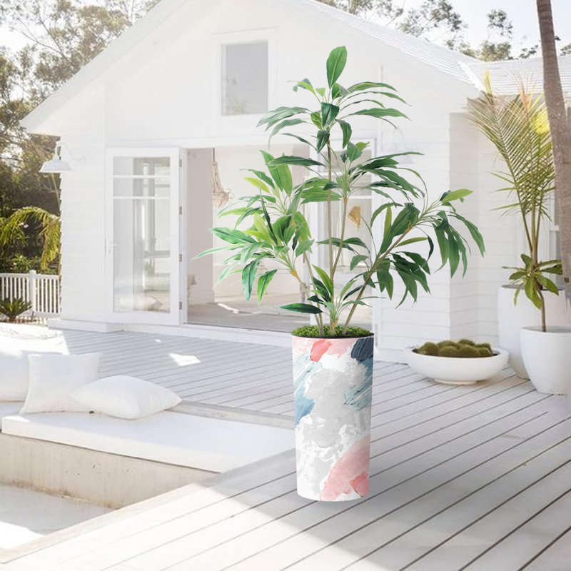 66 plantes, Effet de peinture rose