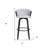 Boeschen Swivel Counter or Bar Height Upholstered Bar Stool with Arms and Footrest in Wood-1964245476-1987370483