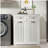 Laundry Cabinet ,with 2 Removable laundry basket  and 2 Drawers