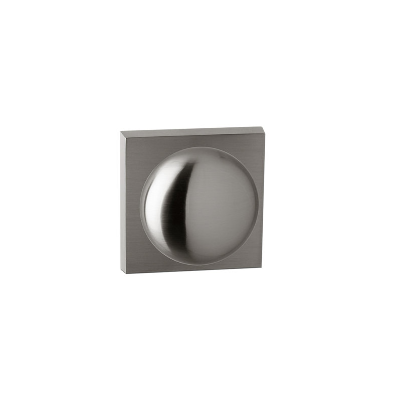 Faux bouton Macon Bravura 906-7 avec carré US15, Nickel satiné