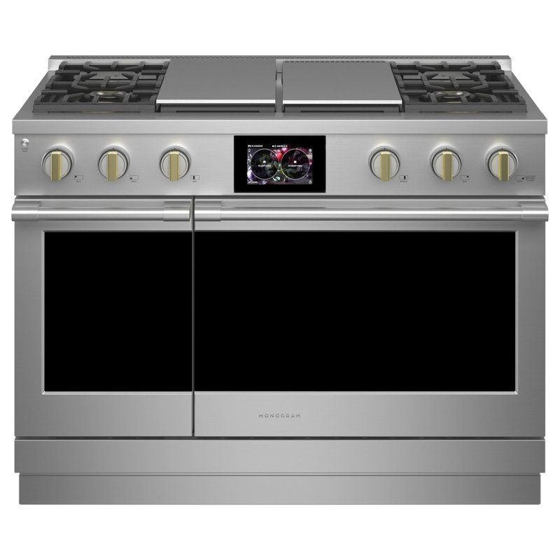 Monogram 48" Dual-Fuel Professional Range With 4 Burners, Grill, And Griddle