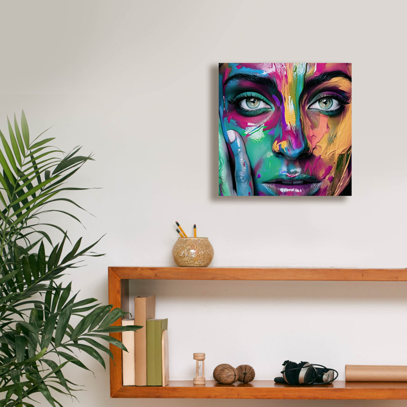  «Self-portrait» par Decent Exposures, art mural sur toile, 12 po x 12 po