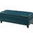 Storage - Teal Colored Pu For Storage, 49.89 In. Depth, 20.44 Width, 17.79 Height, 31.2 Lb. Heavyweight In Fabric With Compartment, D, W, H, M-1328916402