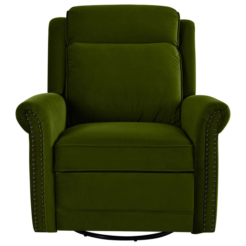 Oversized Massage Rocker Recliner With Heat, USB Port, And 2 Cup Holders For Ultimate Comfort And Relaxation, Green