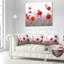 Amazing Red Poppy Flower Garden - Coussin imprimé floral-29892873-29896363