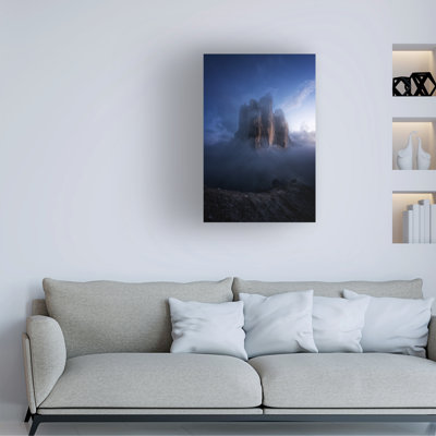 Bolog David Martin Castan Blue Inferno Canvas Art