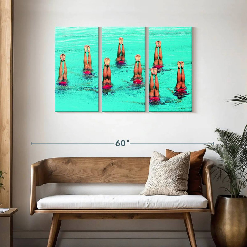 Sireci Inverted Synchronized Swimming, 28" H x 45" W