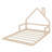 Floor Bed With House-Shaped Headboard-269340404