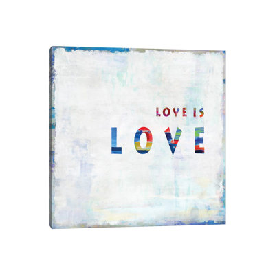 Love Is Love In Color by Jamie MacDowell - Wrapped Canvas Gallery-Wrapped Canvas Giclée