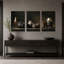 Ensemble de 3 tableaux modernes sur toile tendue, parfaits pour la décoration du salon, de la chambre ou de la maison.-130024467