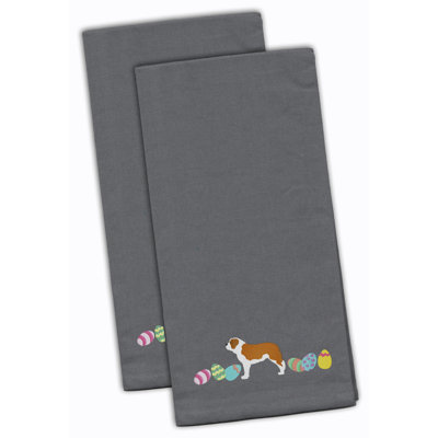 Cotton Embroidered Tea Towel Kitchen Towel