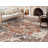 Washable Rugs - Large Boho Rugs for Living Room Stain Resistant Carpet Vintage Tribal Rugs for Bedroom Kitchen Bathroom Non Slip Backing Home Decor Floor Decoration Mat Brick-1904417206