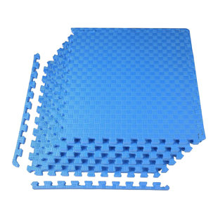 Balancefrom Fitness 144 Sq Ft Interlocking EVA Foam Exercise Mat Tiles
