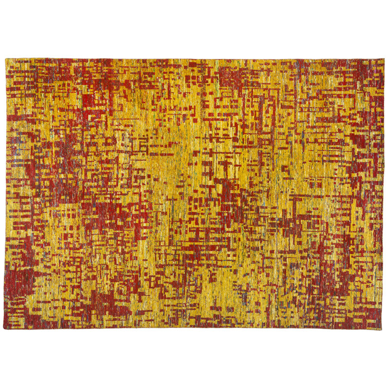 Grunge One-of-a-Kind 8'7" X 12' New Age Viscose Area Rug in
