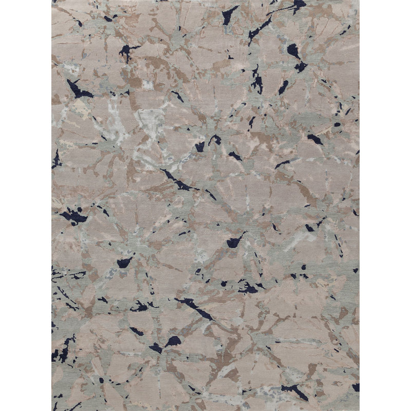 Contemporary Abstract Area Rug, Rectangle 4' x 6'