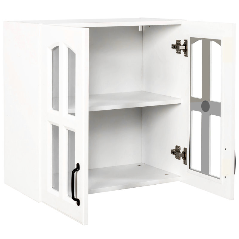 Armoire de salle de bain murale avec tablettes