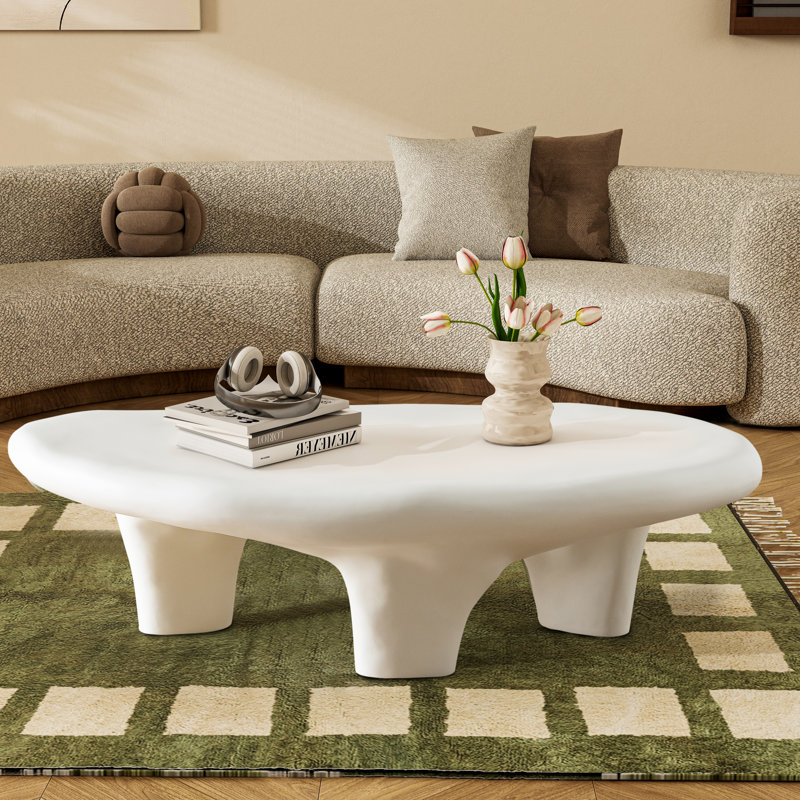 Table basse 47 "Cloud, Crème