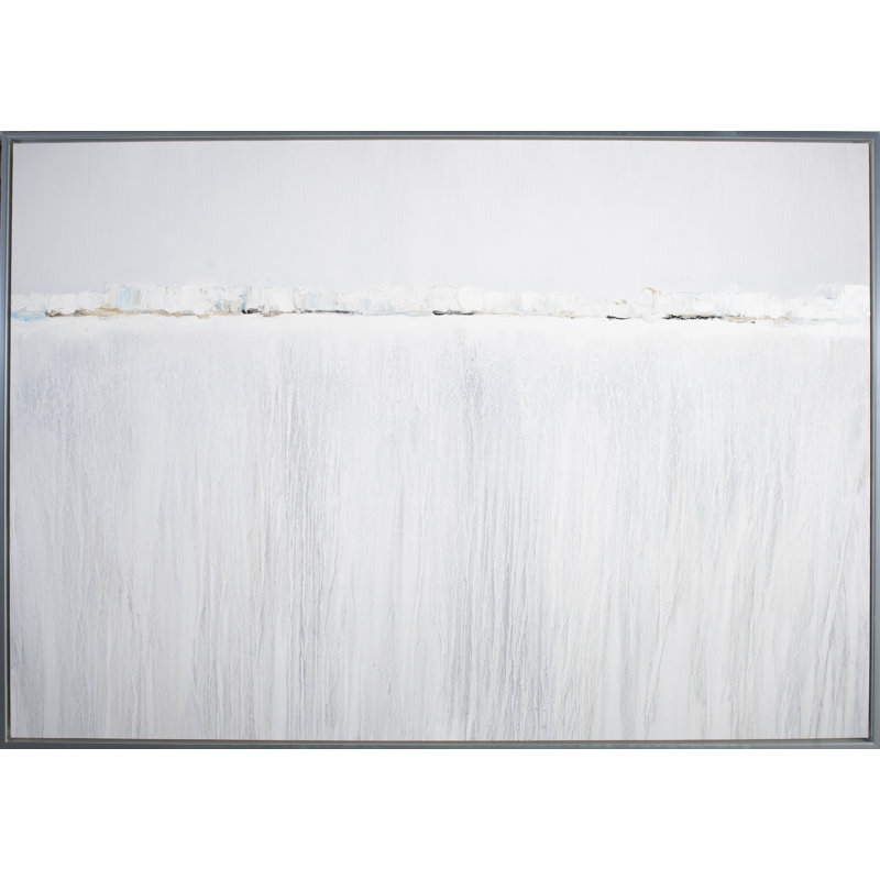 «Plateau» par Lisa Cuscuna, peinture sur toile à cadre flottant