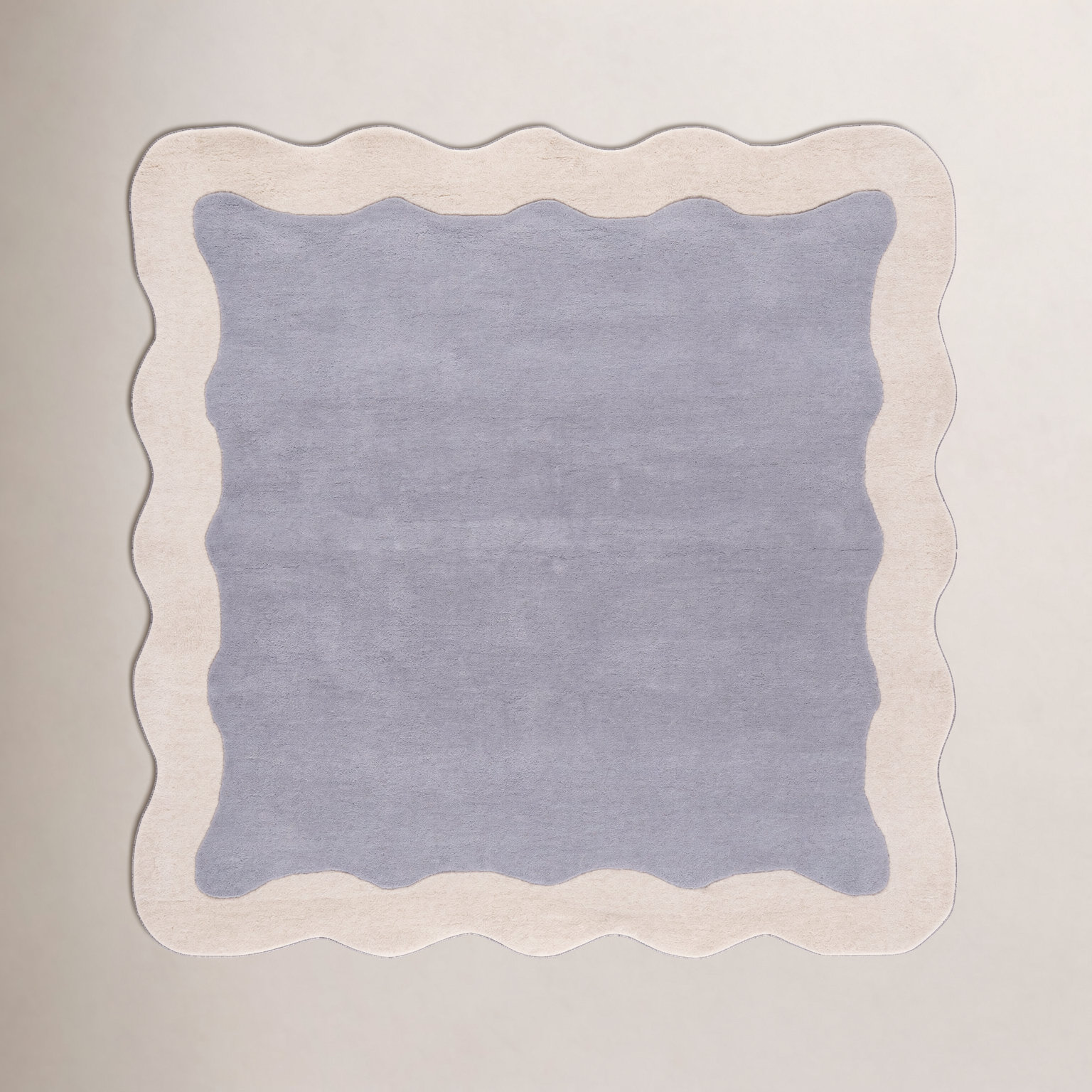 Hand-Tufted Wool Rug, Square 6'