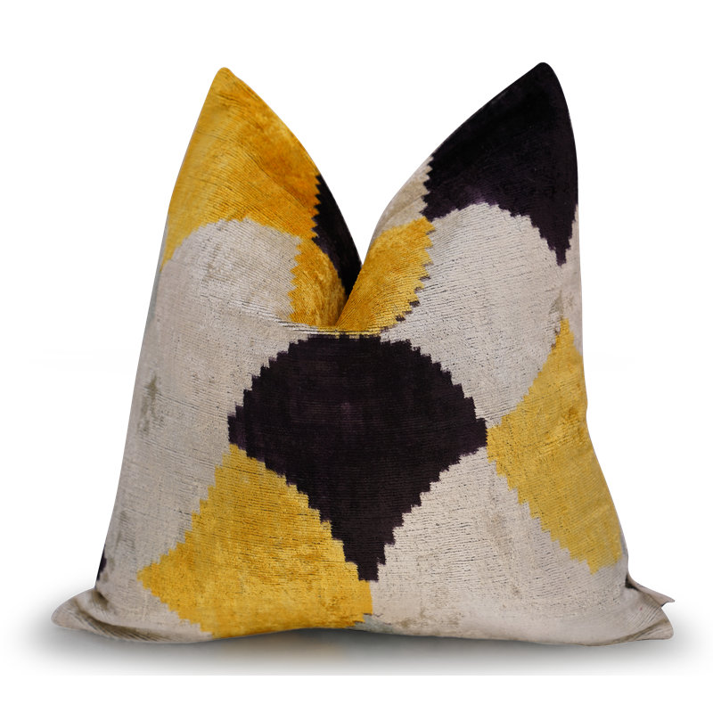 Square Pillow Cover & Insert, 20" H x 20" W, Geometric