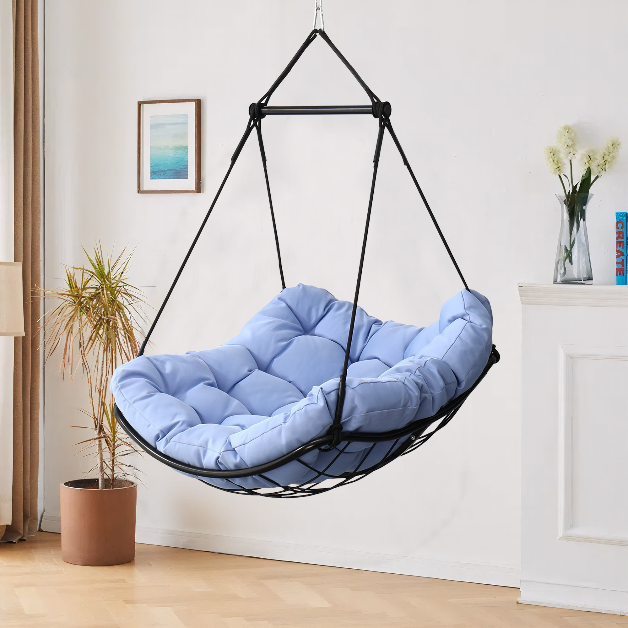 Hanging Chair Single Person Lounge Swing Swing Chair Rattan S