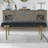 Velvet Upholstered Bench-1981340586