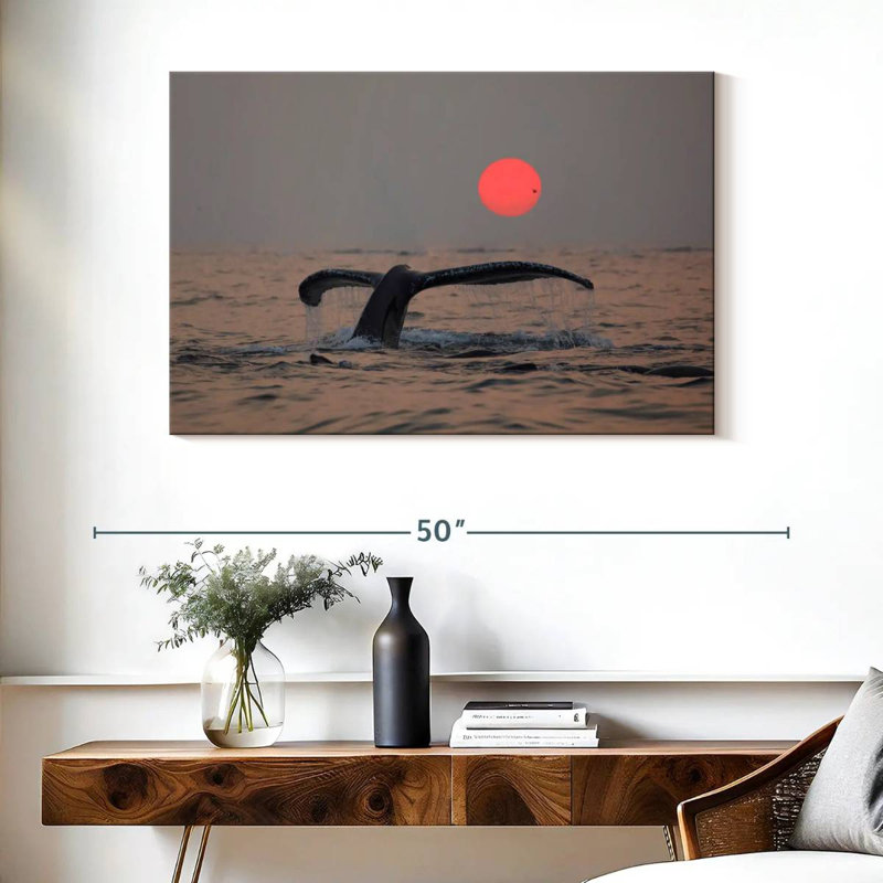 Brampt Humpback Whale Tail, 26" H x 39" W