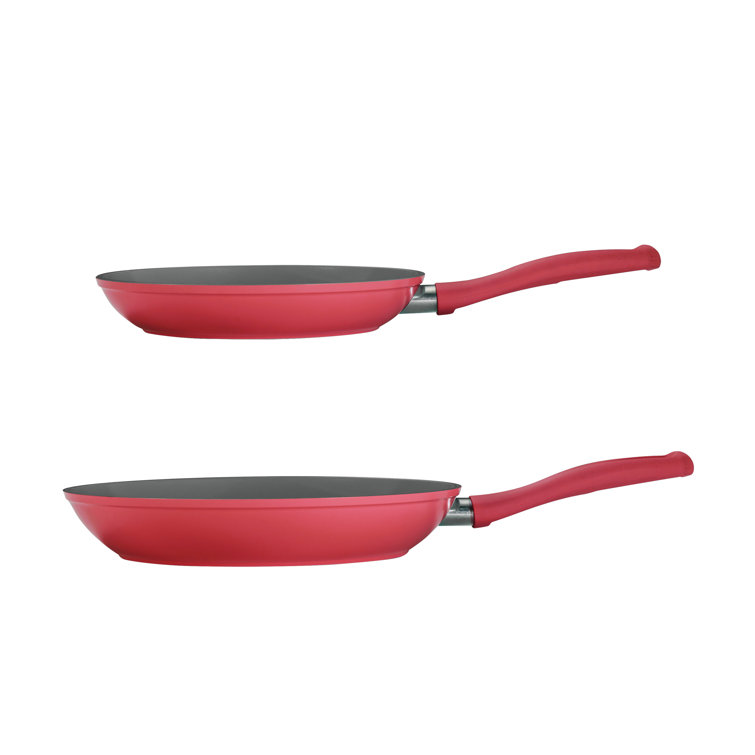 Tramontina Nesting 11 Pc. Nonstick Cookware Set, Red